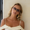 FREYRS -LOGAN ACETATE AVIATOR UNISEX SUNGLASSES - SUNRISE
