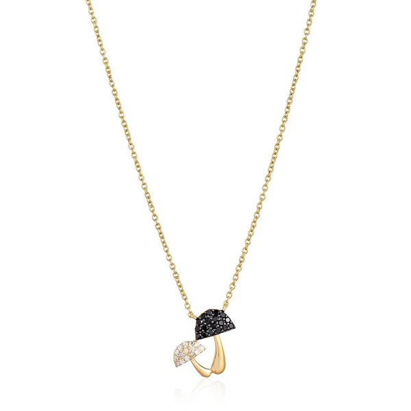 VAL DOUBLE MUSHROOM NECKLACES