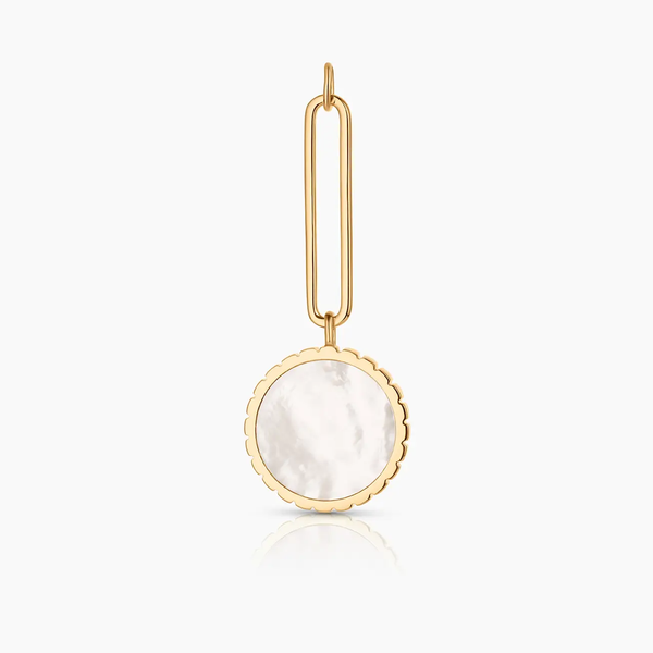 ODEON MOTHER OF PEARL DROP CHARM