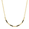 PACEE DIAMOND BAR  LINK NECKLACE.