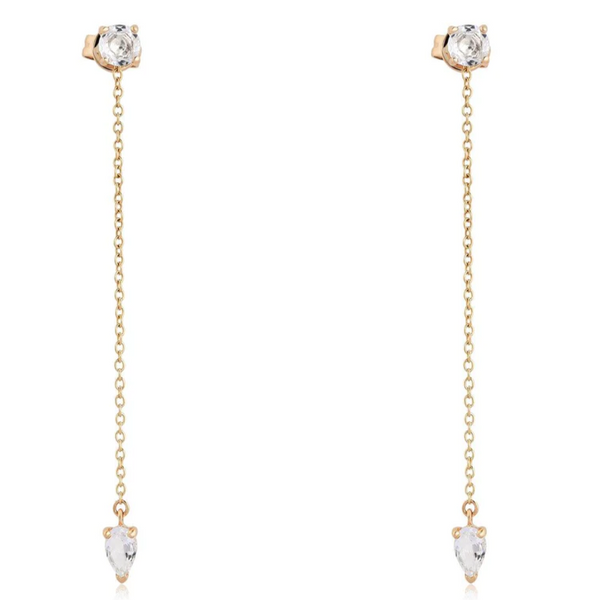 BELLE CHAIN DROP EARRINGS