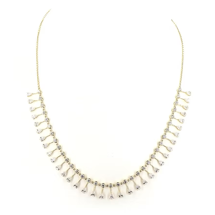 KENDALL ROUND PEAR SROP  NECKLACE