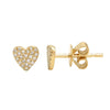 KACEY  HEART STUD EARRINGS