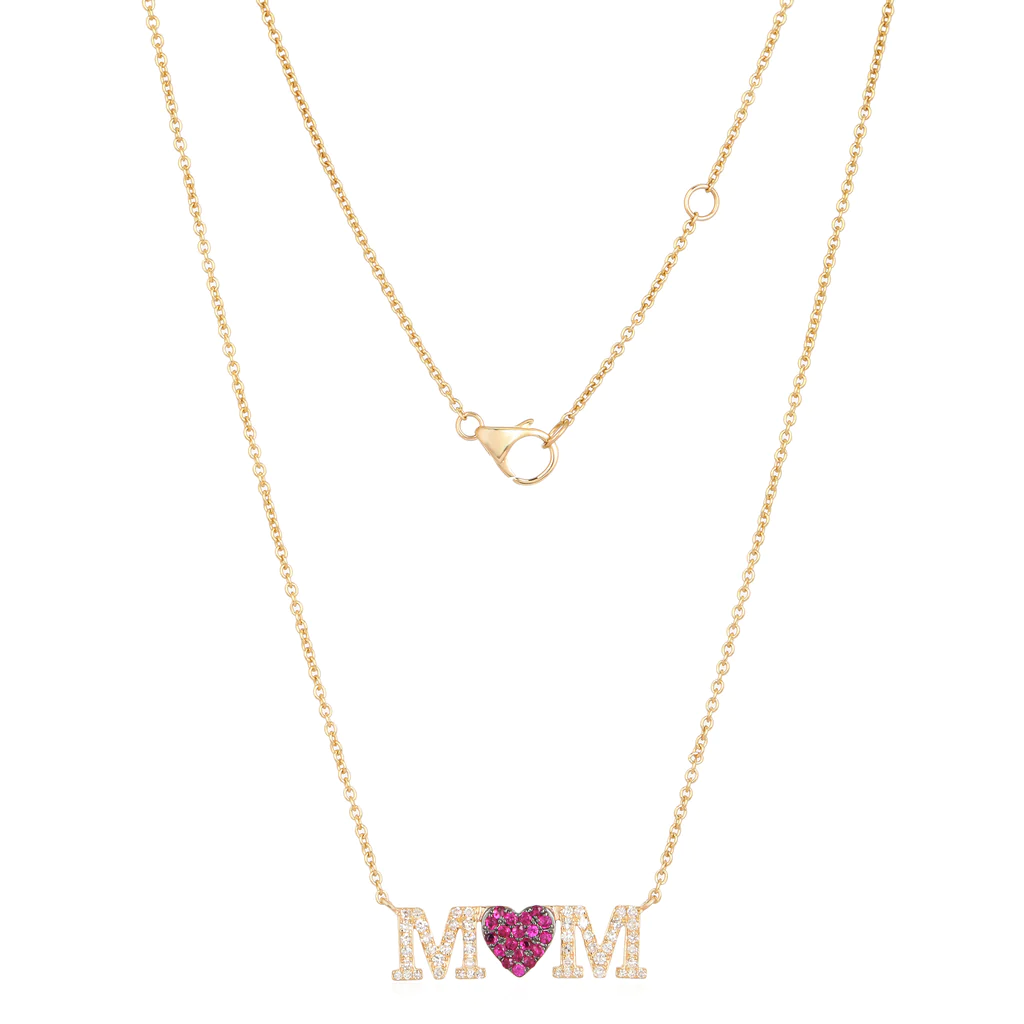 MOM Ruby & Diamond Necklace