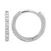 BEA PAVE HUGGIE EARRINGS