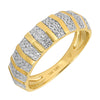 ERICA STRIPED  DIAMOND RING