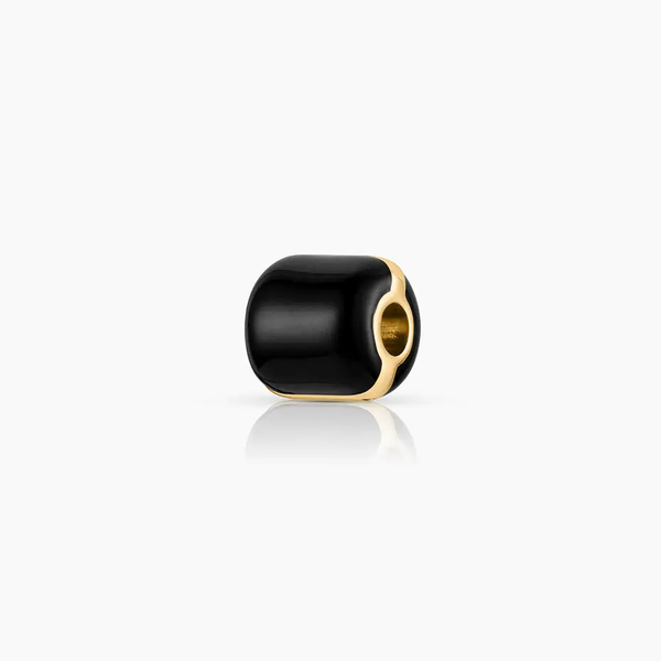 CELINE BLACK ENAMEL BEAD CHARM