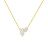 SUZEE DOUBLE DIAMOND NECKLACE