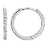 BEA PAVE HUGGIE EARRINGS