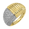 MILEE FLUTED +  DIAMOND RING