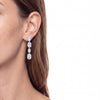 ASHLEY OVAL DROP  EARRINGS