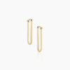 SABRINA  OVAL HOOP EARRINGS