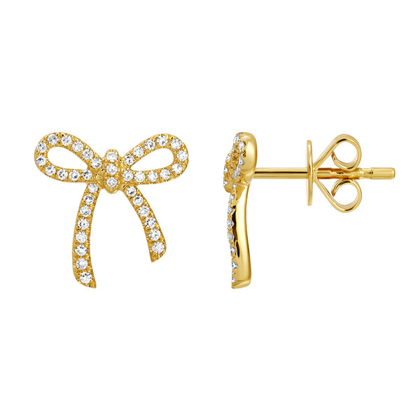 KAMI BOW STUD EARRINGS
