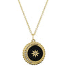 NOLA CRESCENT MOON + STAR DISC NECKLACE