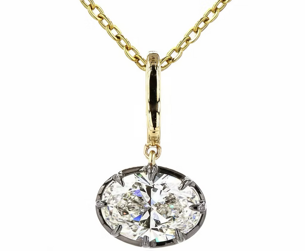 BRYNNE GEORGIAN OVAL PENDANT