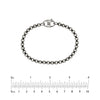 VINNY ROUND BEAD MARINER LOCK BRACELET
