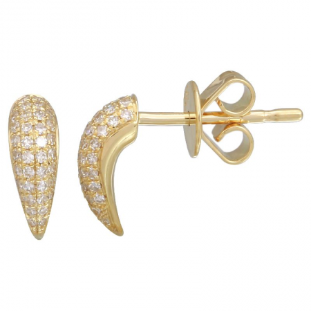 ARLYN  HORN DROP STUD EARRINGS