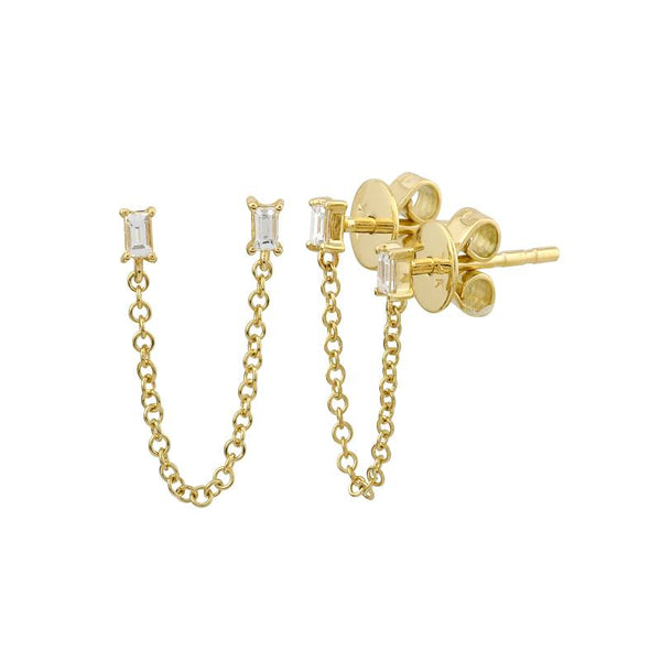 DORI Double Bar Stud Earrings