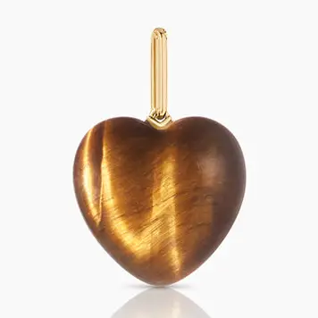 GEMMA MOTHER OF PEARL HEART CHARM