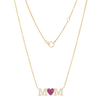 MOM Ruby & Diamond Necklace