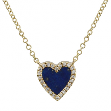 MIA STONE  HEART NECKLACES
