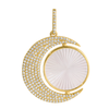 SHAYNE  MOON  FLUTED PENDANT NECKLACE