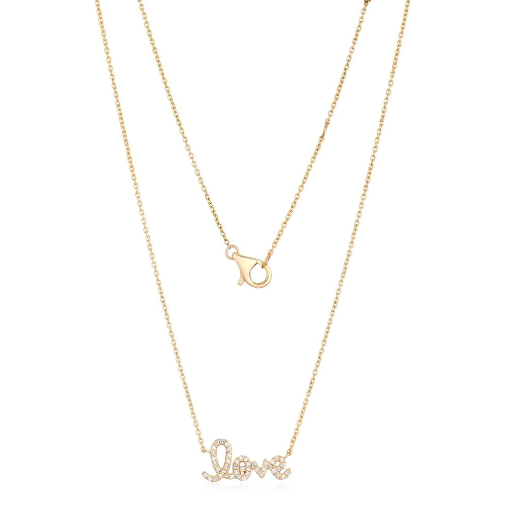 JAIMEE LOVE Script Necklace