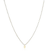 ELSA MINI STAR OF DAVID BLACK NECKLACE