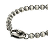 ASHER ROUND BEAD MARINER LOCK CHAIN BRACELET - 8"