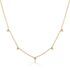 ASHER MINI TRIANGLE  DROP NECKLACE