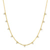 AUGIE DIAMOND BAR TRIANGLE NECKLACE