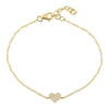 AIMEE  DIAMOND HEART BRACELET