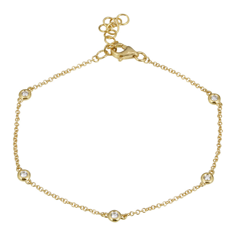 ADDIE DIAMONDS BY THE YARD -  CHAIN BRACELETS