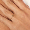 LOLA SINGLE STONE CHAIN RING
