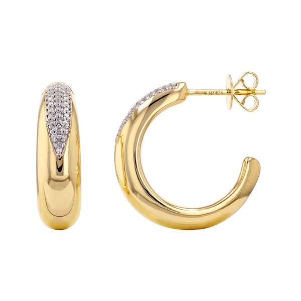 LAWSON GOLD HOOP EARRINGS