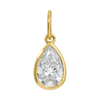 EMME  PEAR BEZEL SET CHARM