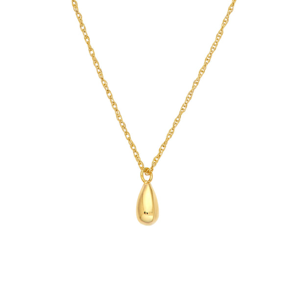 LARSON PUFFY TEARDROP NECKLACE