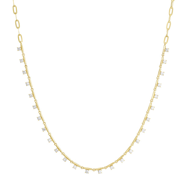 DALE DIAMOND STATIONED NECKLACE