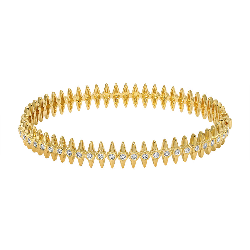MEME SPIKE  DIAMOND BRACELET