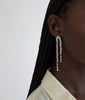 KERI DOUBLE PEAR DIAMOND  DROP EARRINGS