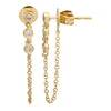 NOA DIAMOND CHAIN DROP EARRINGS