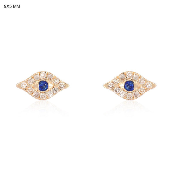 SYLVIE  EVIL EYE STUD EARRINGS