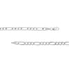 SIMSBURY CONCAVE FIGARO CHAIN BRACELET - 8"