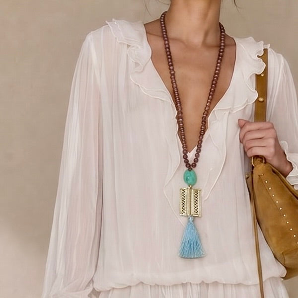 ORLY TASSEL DROP NECKLACE