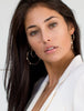 MELINA Gold Hoop Earrings - 2"