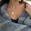 SCOUT  DIAMOND DROP TRIANGLE NECKLACE