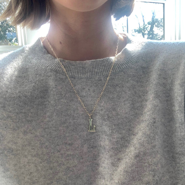 L - INITIAL Necklace