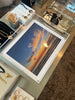 PHOTO TRAY - 13" x 16" WITH WHITE MAT FOR 11" X 14" PHOTO
