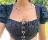 LIZZIE SNAKE OPEN CHOKER NECKLACE