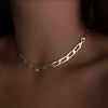 AMELIA FLAT LINKED CHAIN NECKLACE